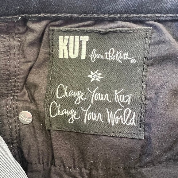 Kut from the Kloth Natalie High Rise Bootcut Black Jeans Size 6 - Picture 10 of 12